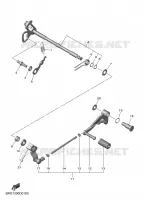 SCHAKEL STANG / PEDAAL voor Yamaha MT-03 2025