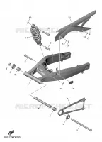 ACHTERBRUG / SCHOKBREKER voor Yamaha MT-03 2025