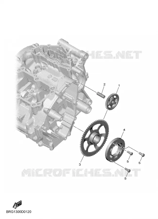 STARTMOTOR KOPPELINGS Yamaha MOTO 300 2025 MT  MTN320-A