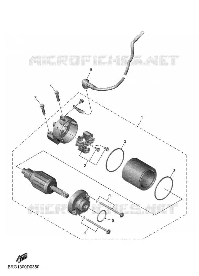 STARTMOTOR Yamaha MOTO 300 2025 MT  MTN320-A