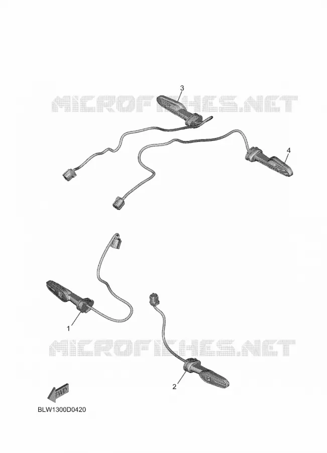 KNIPPERLICHT Yamaha MOTO 700 2025 MT  MTN690-S
