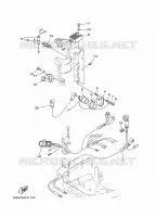 ELECTRISCH 2 voor Yamaha 40V Electric Starter, Remote Control, Manual Tilt, Oil Injection, Shaft 15