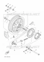ACHTERWIEL voor Yamaha R125 2025