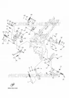 STANDAARD / VOETSTEUN voor Yamaha MT-125 2025
