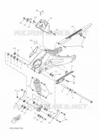 ACHTERBRUG / SCHOKBREKER voor Yamaha MT-125 2025