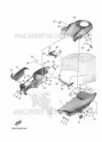 BENZINE TANK 3 voor Yamaha TRACER 9 GT Y-AMT 2025