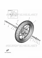 VOORWIEL voor Yamaha TRACER 9 GT Y-AMT 2025