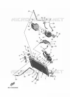 RADIATEUR / SLANG voor Yamaha TRACER 9 GT Y-AMT 2025