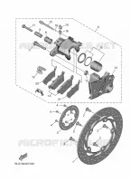 REMKLAUW ACHTER voor Yamaha TRACER 9 GT Y-AMT 2025