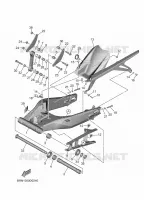 ACHTERBRUG voor Yamaha TRACER 9 GT Y-AMT 2025