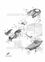 BENZINE TANK 3 voor Yamaha TRACER 9 GT Y-AMT 2025