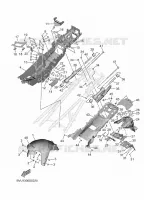 SPATBORD voor Yamaha TRACER 9 GT Y-AMT 2025