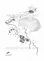 BENZINE TANK 2 voor Yamaha TRACER 9 GT Y-AMT 2025