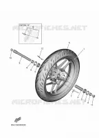 VOORWIEL voor Yamaha TRACER 9 GT Y-AMT 2025