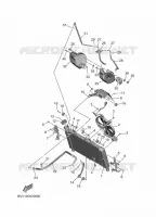 RADIATEUR / SLANG voor Yamaha TRACER 9 GT Y-AMT 2025