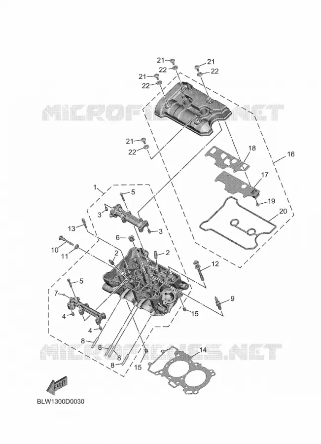 CILINDERKOP Yamaha MOTO 700 2025 TENERE  XTZ690
