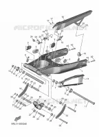 ACHTERBRUG voor Yamaha TENERE 700 2025