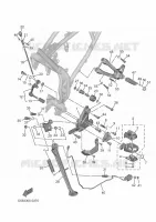 STANDAARD / VOETSTEUN voor Yamaha TENERE 700 2025