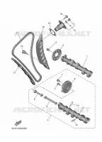 NOKKENAS / KETTING voor Yamaha TENERE 700 (LOW) 35KW A2 2025