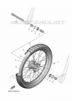 VOORWIEL voor Yamaha TENERE 700 (LOW) 35KW A2 2025