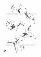 STANDAARD / VOETSTEUN voor Yamaha YZF-R1 2025