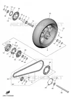 ACHTERWIEL voor Yamaha YZF-R1 2025