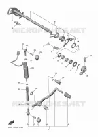 SCHAKEL STANG / PEDAAL voor Yamaha R1 GYTR 2025