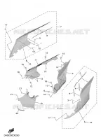 ZIJKUIPDEEL voor Yamaha R1 RACE 2025