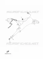 STUUR 2 voor Yamaha 40V Manual Starter, Tiller Handle, Manual Tilt, Oil Injection, Shaft 20