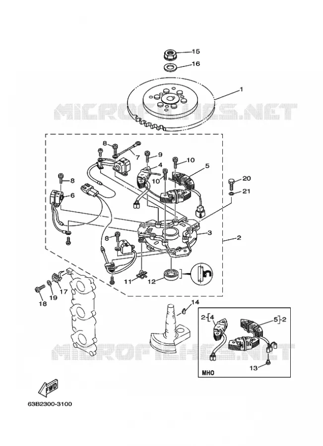 GENERATOR Yamaha OUTBOARD ENGINES 40hp (29.4kW) 2010 40  40VMHOS