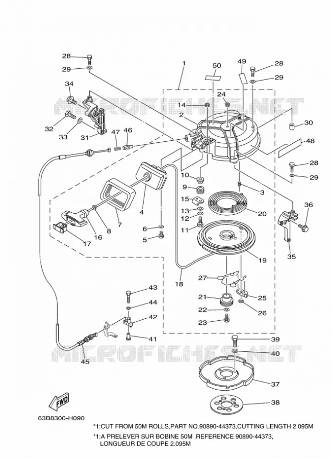 KICKSTART PEDALEN Yamaha OUTBOARD ENGINES 40hp (29.4kW) 2010 40  40VMHOL