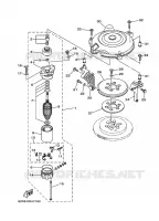STARTMOTOR voor Yamaha 40V Electric Starter, Remote Control, Manual Tilt, Oil injection, Shaft 15