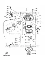 KICKSTART PEDALEN voor Yamaha 40V 2-STROKE 2002