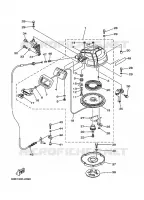 KICKSTART PEDALEN voor Yamaha 40V 2-STROKE 2002