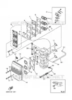 INLAAT voor Yamaha 40V 2-STROKE 2001