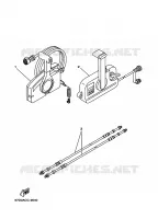 AFSTANDSBEDIENING voor Yamaha 40V 2-STROKE 2001