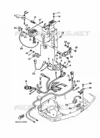 ELECTRISCH 2 voor Yamaha C40T Electric Start, Power Trim & Tilt, Remote Control 1996
