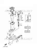 REPARATIESET 2 voor Yamaha C40T Electric Start, Power Trim & Tilt, Remote Control 1996