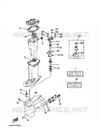 REPARATIESET 2 voor Yamaha C40T Electric Start, Power Trim & Tilt, Remote Control 1995