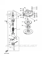 STARTMOTOR voor Yamaha C40T Electric Start, Power Trim & Tilt, Remote Control 1995