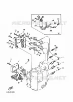 ELECTRISCH 1 voor Yamaha 40V Manual Start, Tiller Handle, Hydro Trim & Tilt, Pre-Mixed 1997