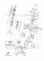 KANTELSYSTEEM MOTOR 1 voor Yamaha 40Y Electric Starter, Remote Control, Power Trim & Tilt, Oil injection, Shaft 20