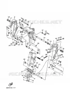 HOUDER 1 voor Yamaha 40Y Electric Starter, Remote Control, Power Trim & Tilt, Oil injection, Shaft 20