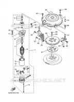 STARTMOTOR voor Yamaha 40Y Electric Starter, Remote Control, Power Trim & Tilt, Oil injection, Shaft 20