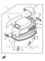 BOVENKAP voor Yamaha 50D 2 Stroke 1990