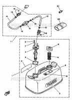 BRANDSTOF SYSTEEM 2 voor Yamaha 50D 2 Stroke 1990