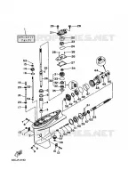 LAGERE DEKSEL EN TRANSMISSIE voor Yamaha 50H 2 Stroke 1997