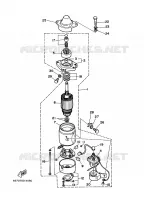 STARTMOTOR voor Yamaha 55B 2 Stroke 2000