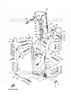 OLIEPOMP voor Yamaha 70B Electric Starter, Remote Control, Power Trim & Tilt, Oil injection, Shaft 20