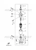 STARTMOTOR voor Yamaha 70B Electric Starter, Remote Control, Power Trim & Tilt, Oil injection, Shaft 20